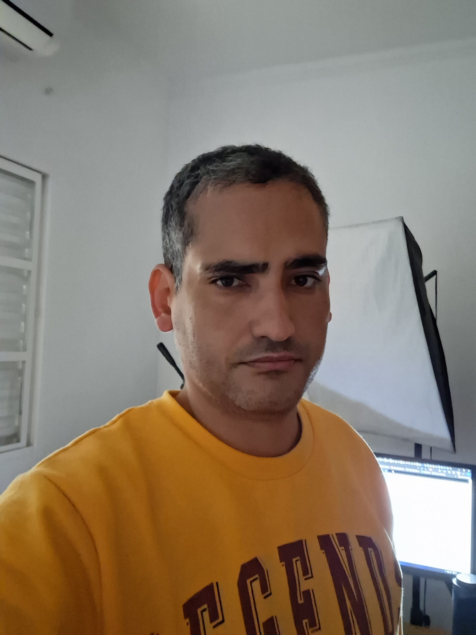 Review do Galaxy A54 foto tirada com a lente frontal selfie