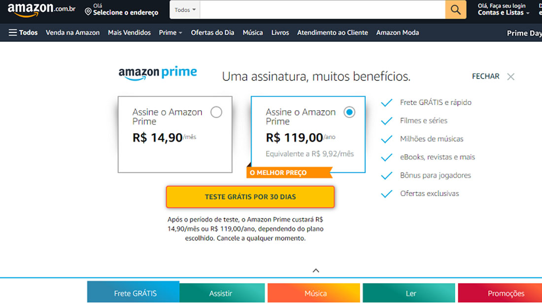 Prime video planos