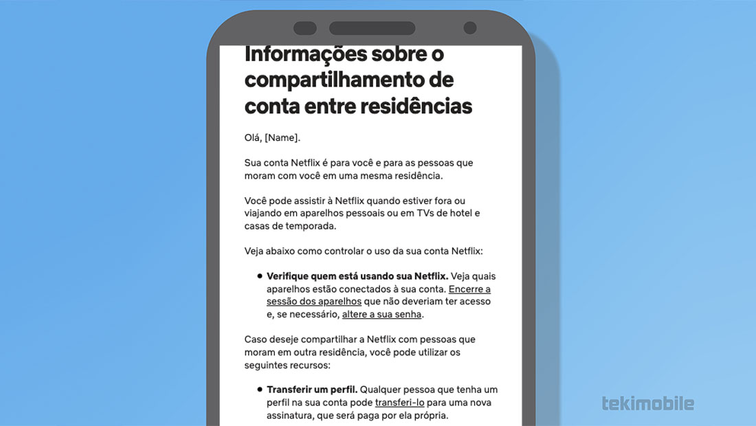 netflix compartilhamento informativo