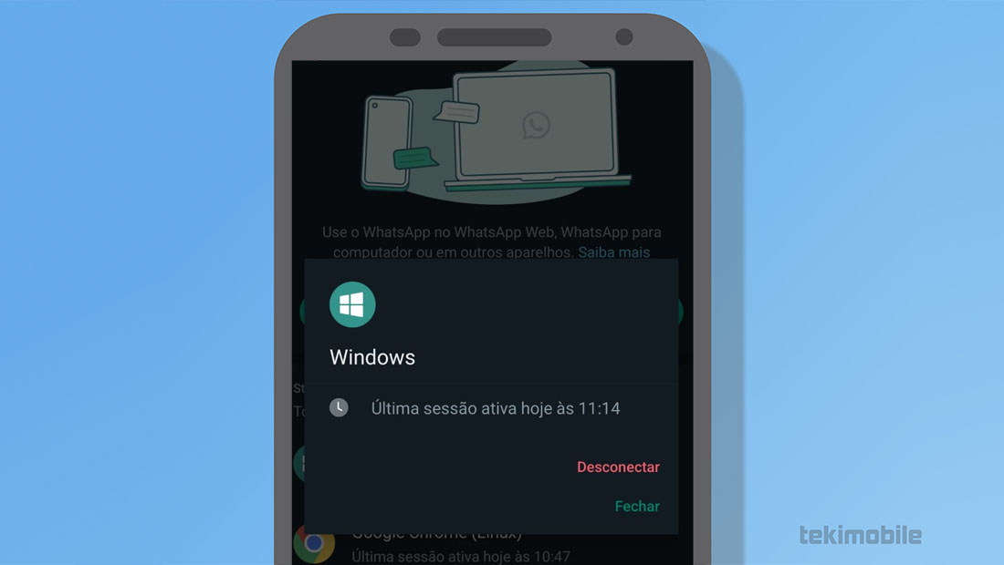 whatsapp desconectar