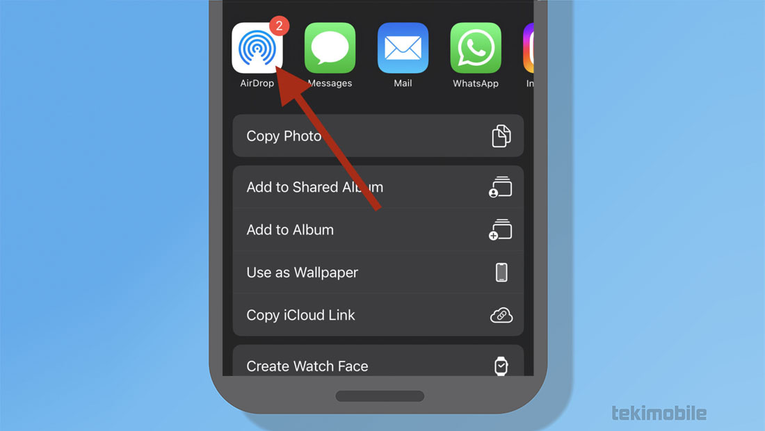 airdrop iphone icone