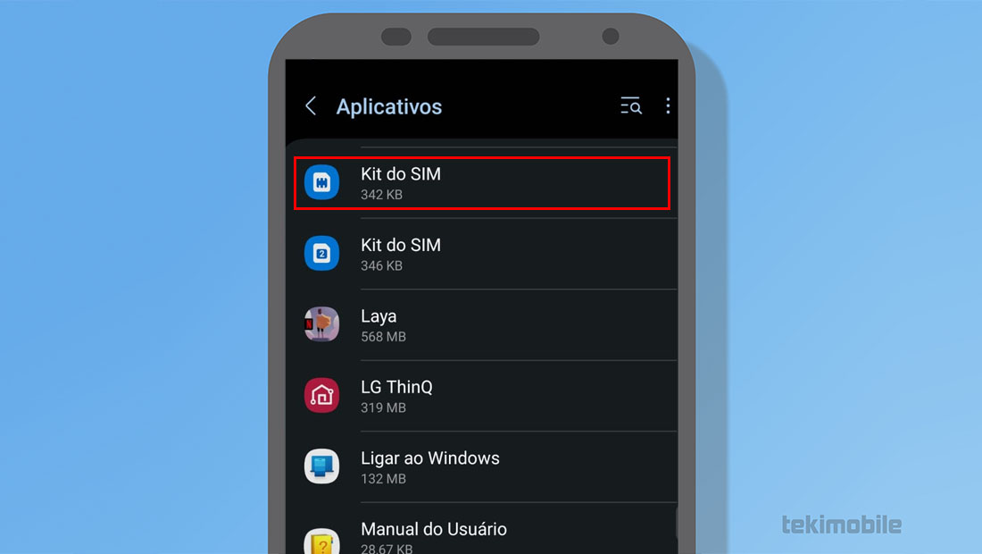 aplicativo kit do sim android