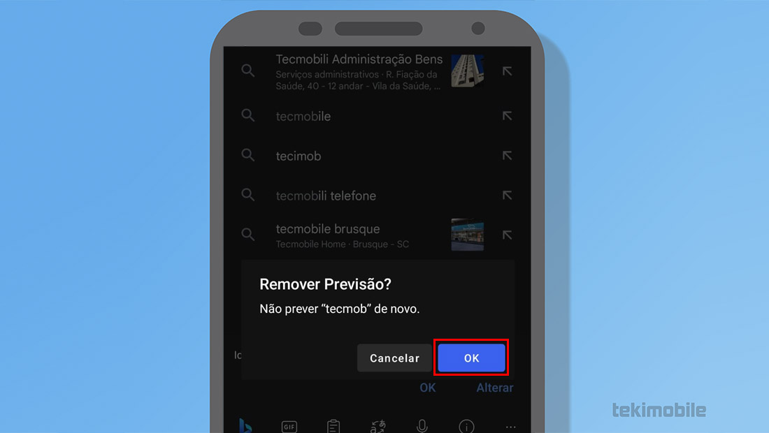 arrastar e apagar swiftkey android