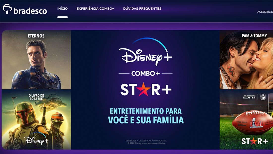 bradesco disney plus