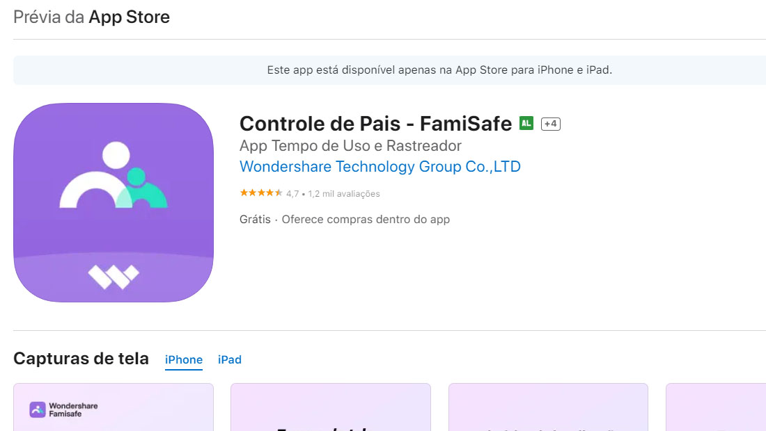famisafe iphone
