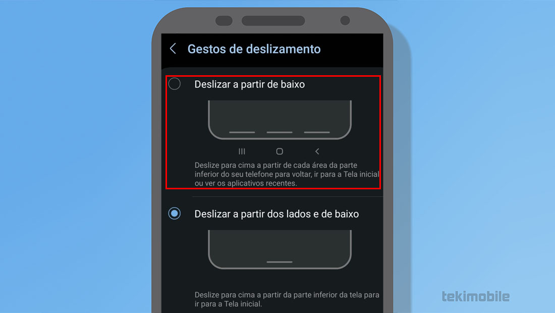 samsung galaxy gestos