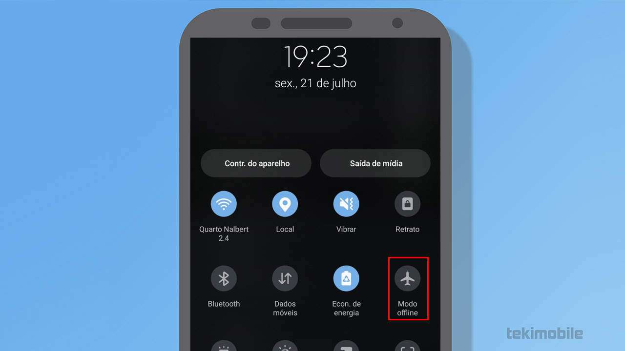 modo avião android
