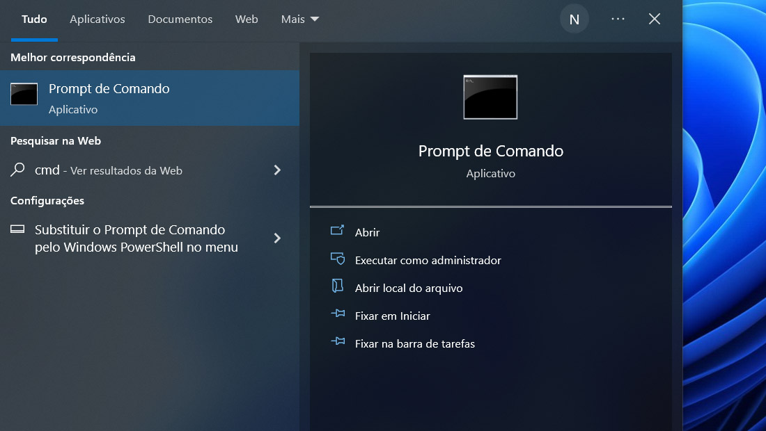 prompt de comando windows