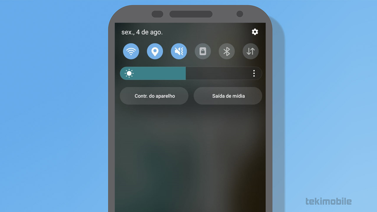 barra de notificações android