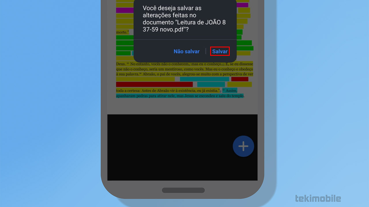 salvar android pdf