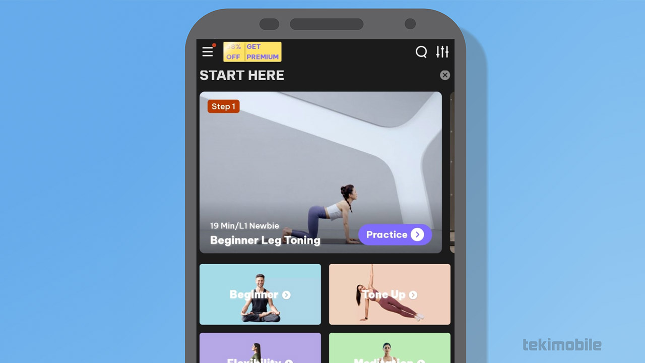 yoga exercicios android
