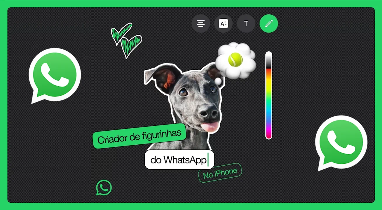 WhatsApp agora cria figurinhas no iPhone, veja como criar e editar