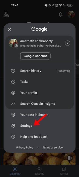 Configurações