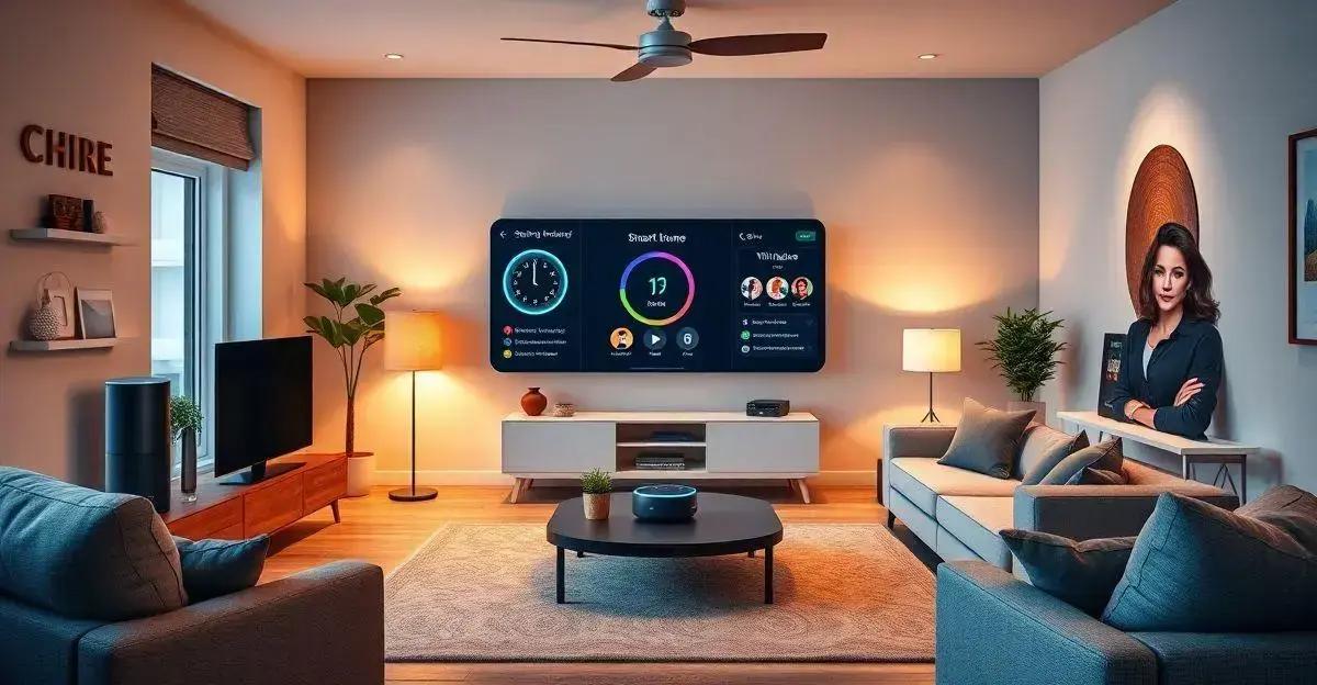 Controle de dispositivos de automação residencial