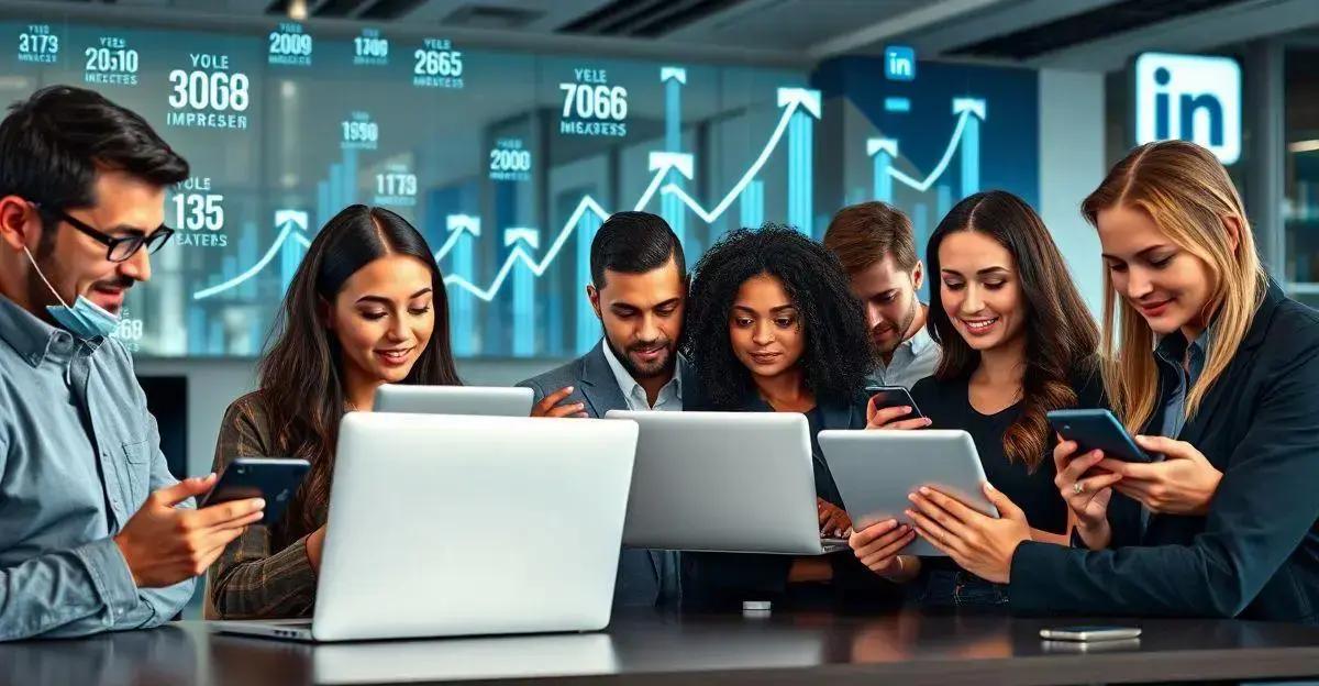 Importância das impressões para a visibilidade do perfil Importância das impressões para a visibilidade do perfil