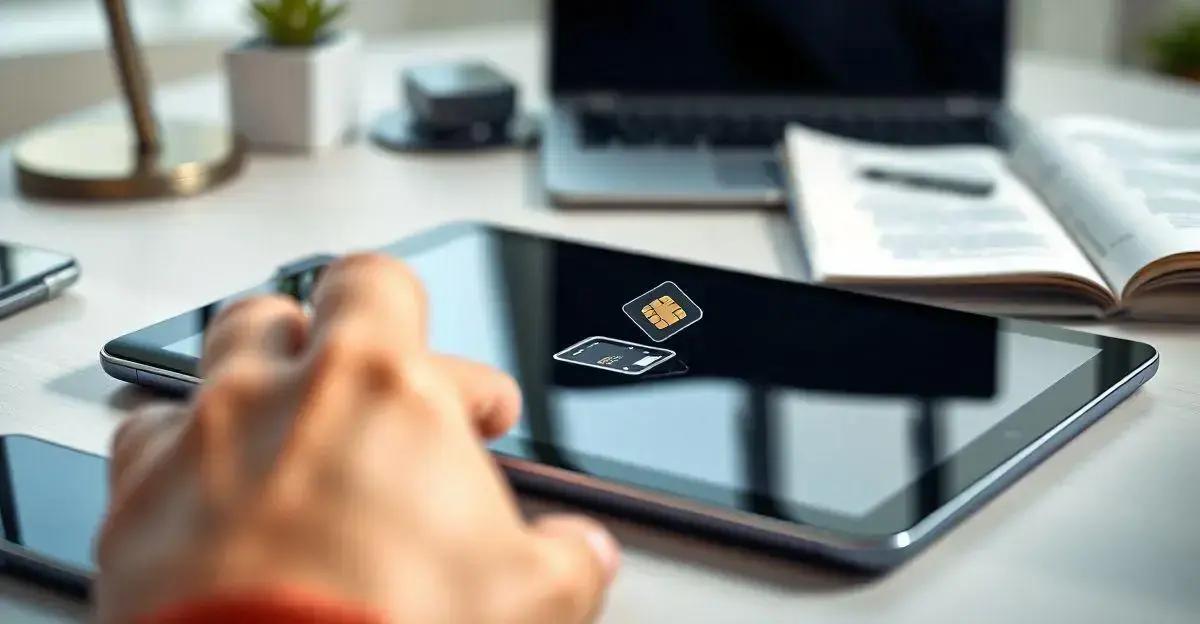 Quais tipos de chip o Tab A6 suporta? Quais tipos de chip o Tab A6 suporta?