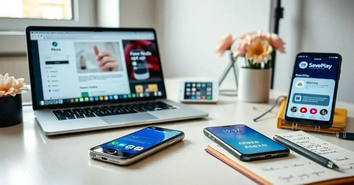 Download the Alexa app from Google Play Store or Apple App Store. Download the Alexa app from Google Play Store or Apple App Store.