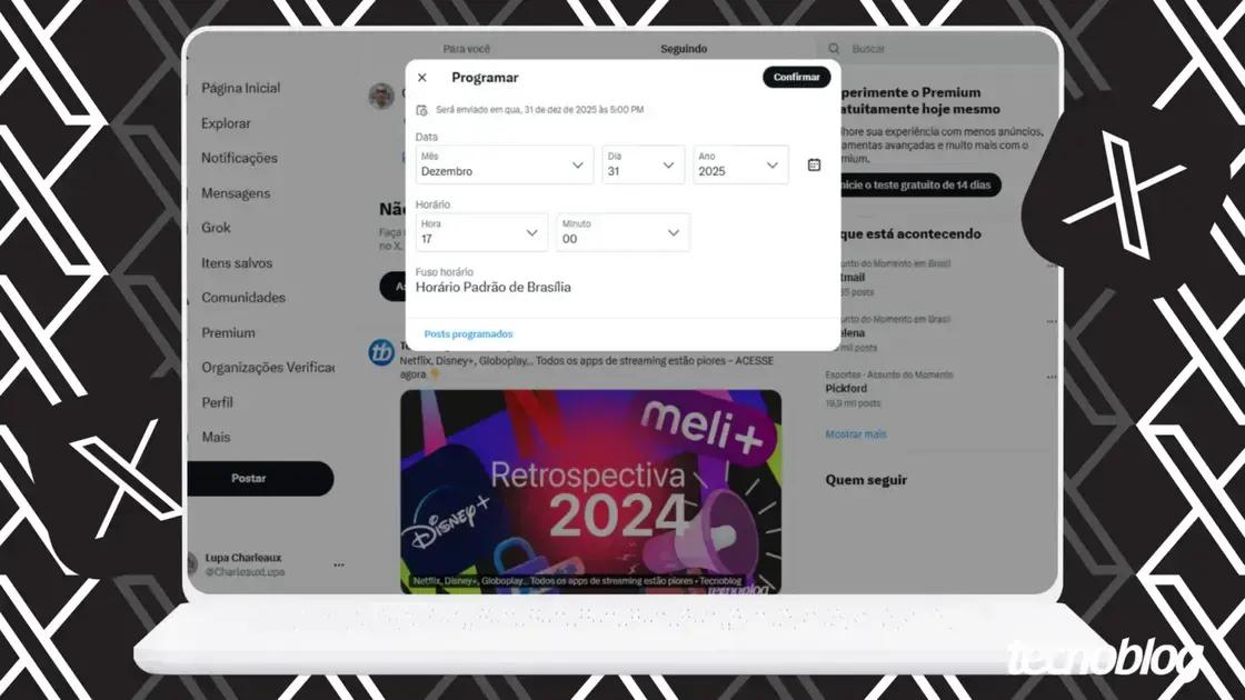 Aprenda a programar um post no X (Twitter) de forma fácil