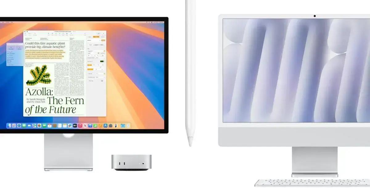 Apple Pencil Pro e Mac mini M4 com descontos imperdíveis