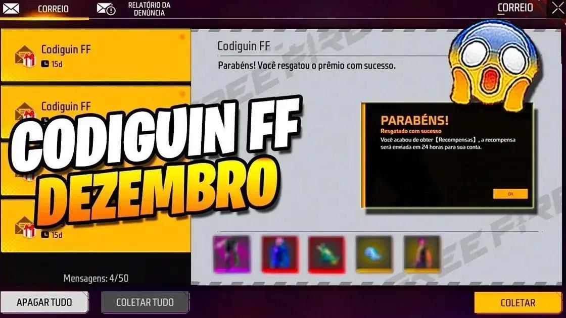 CODIGUIN Free Fire: desbloqueie recompensas com o conjunto Matuê