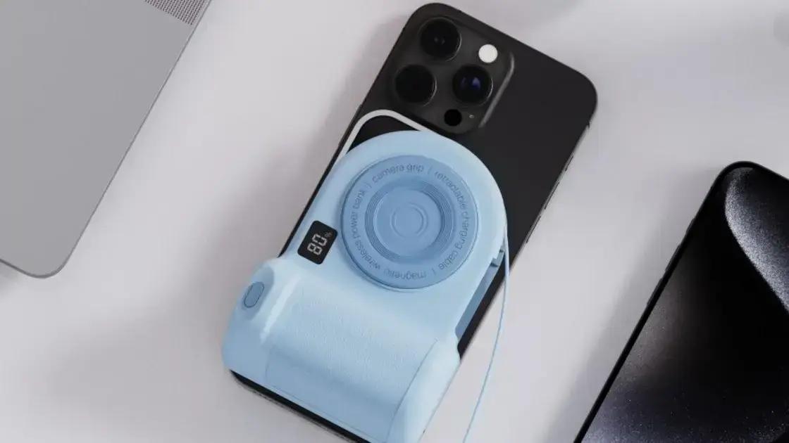 Novo acessório para iPhone melhora fotos, vídeos e realiza carregamento