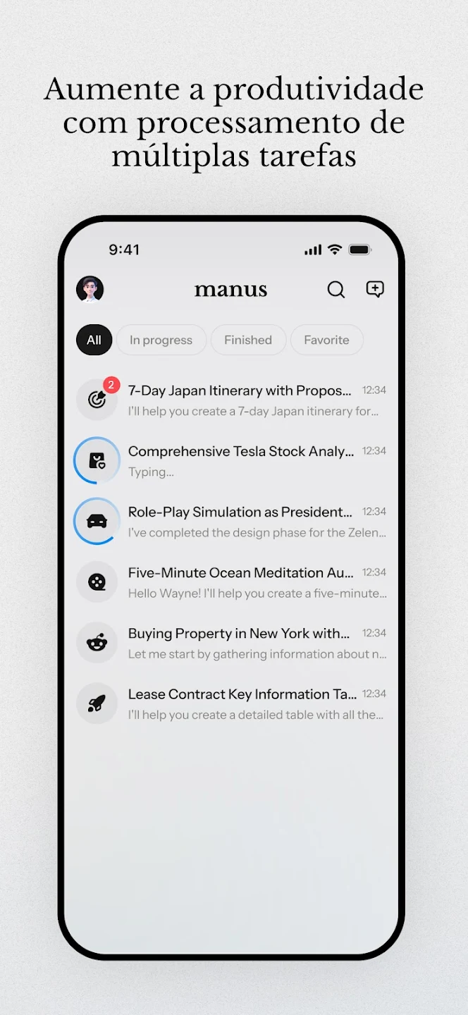 Manus AI aplicativo