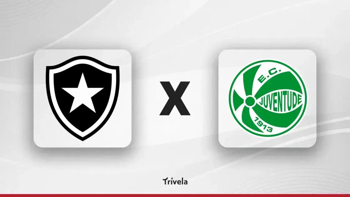 Botafogo x Juventude: palpites, onde assistir e escalações para o confronto do Campeonato Brasileiro