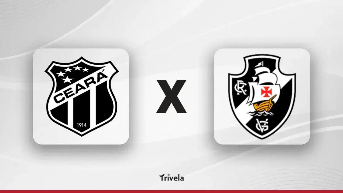 Ceará x Vasco: confira palpites, onde assistir e escalações para o duelo do Campeonato Brasileiro