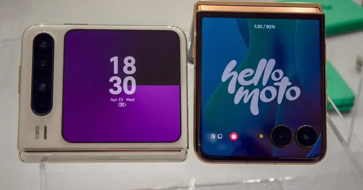 Huawei Pura X e Motorola Razr Ultra 2025: Qual o melhor celular dobrável?