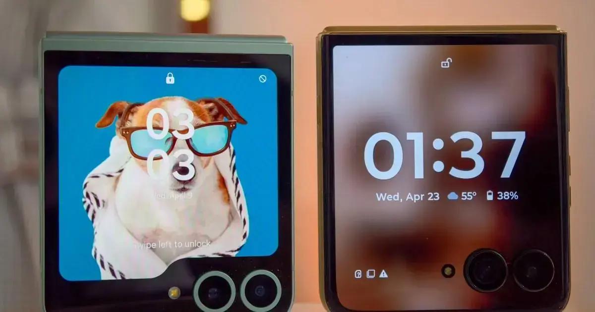 Comparativo: Motorola Razr Ultra 2025 e Galaxy Z Flip 6