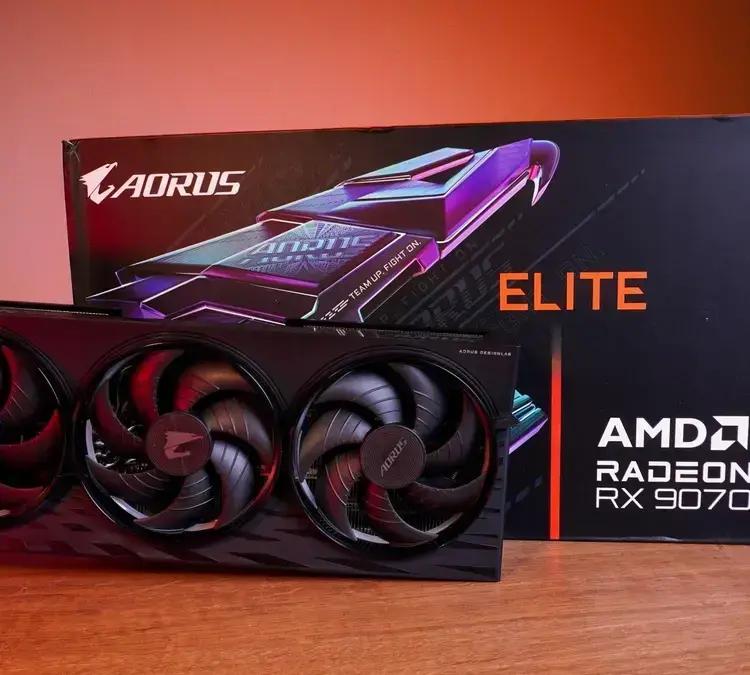 Avaliação da AORUS Radeon RX 9070 XT Elite: Desempenho em Jogo