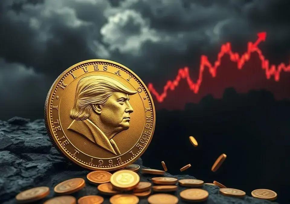 Análise da TRUMP Coin: gráficos indicam tendência de queda contínua