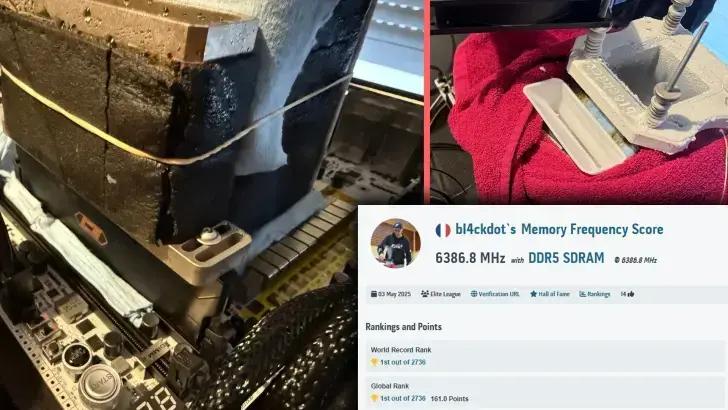 Novo Recorde Mundial de Overclock: Memória DDR5 Alcança 12774 MT/s
