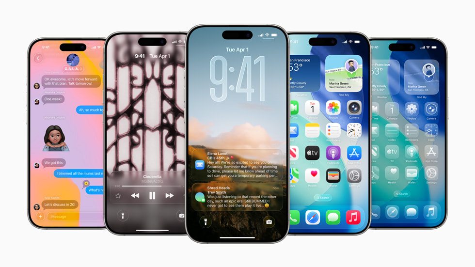 Apple lança beta do iOS 26 com melhorias no design e usabilidade