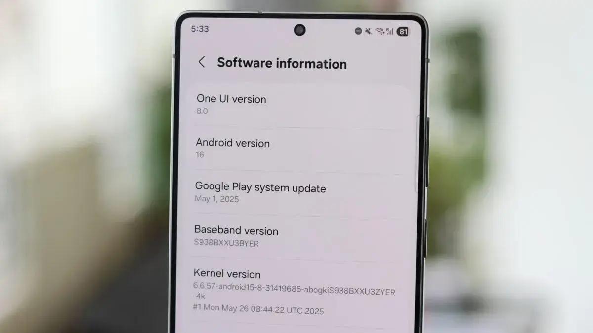 Atualizações do One UI 8 para Galaxy S25 já estão em fase avançada
