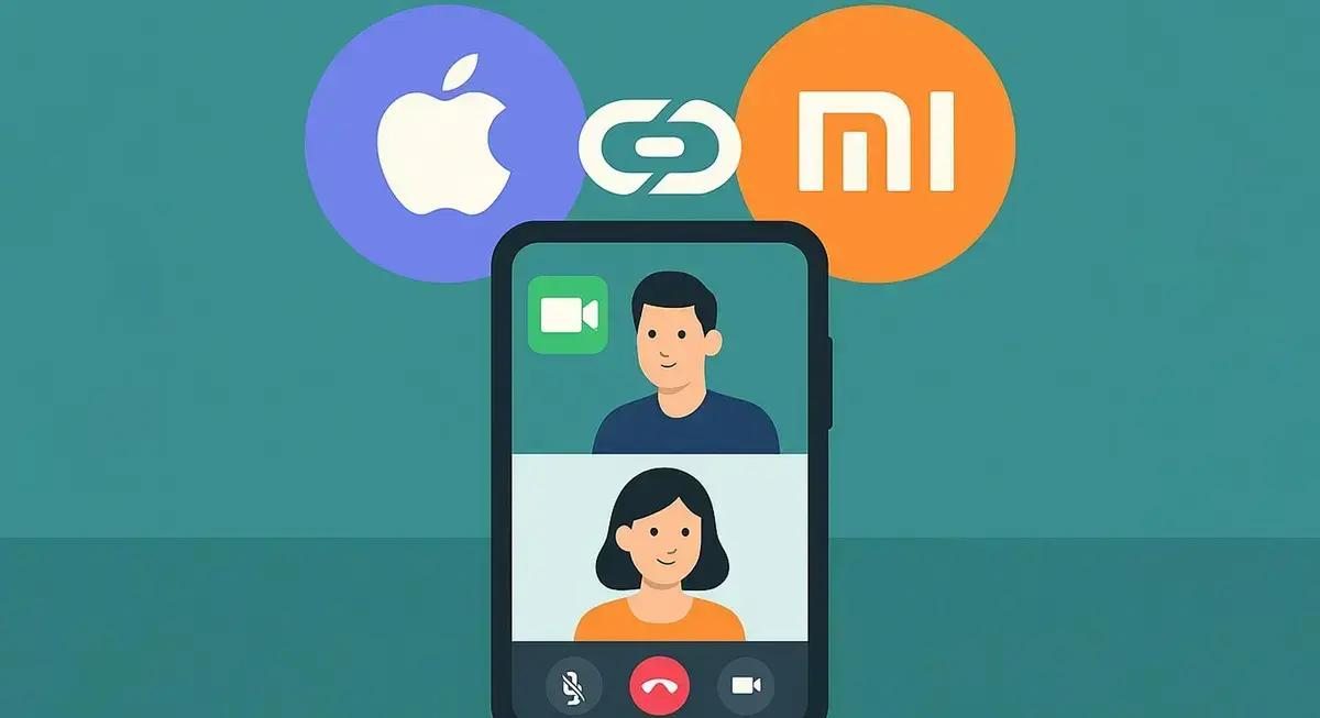 Demonstração do recurso FaceTime no Xiaomi para Android