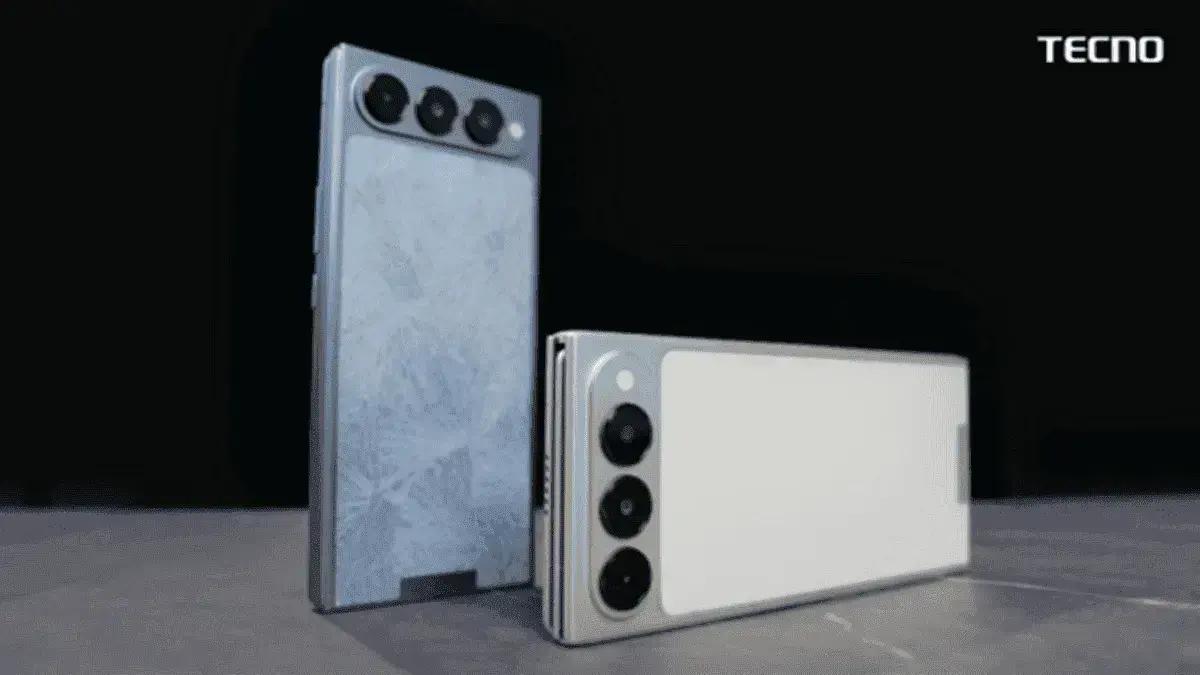 Tecnologia dobrável com design ultrafino em foco
