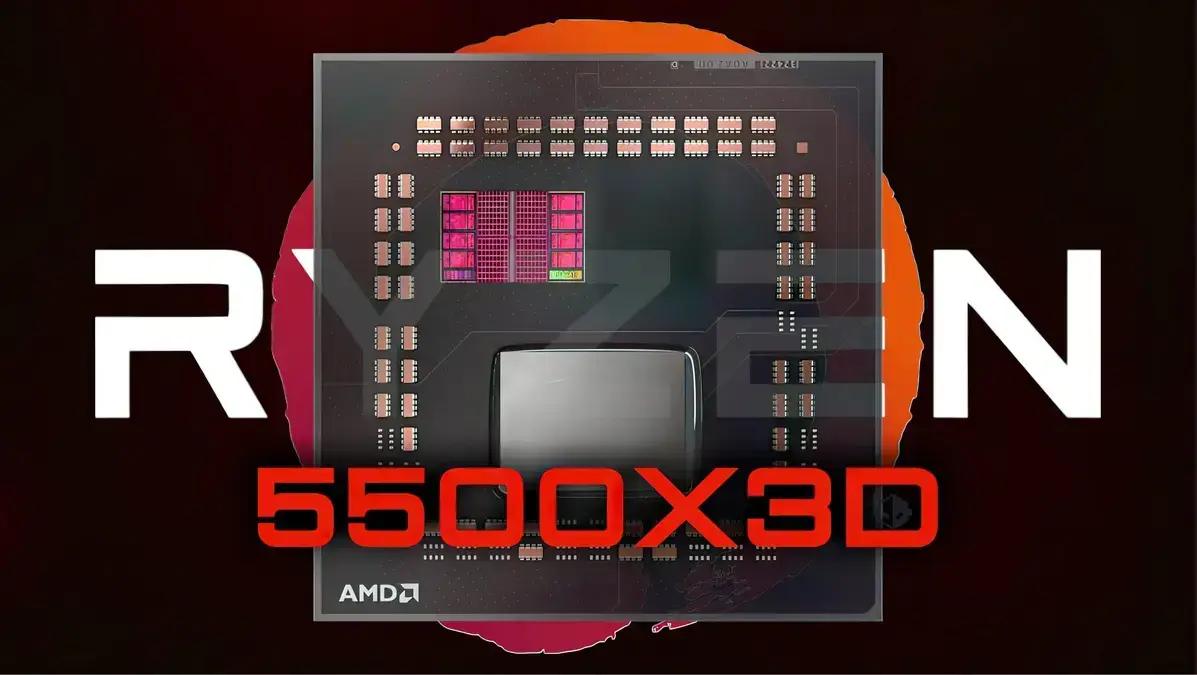 Ryzen 5 5500X3D apresenta desempenho 13% superior em multi-core comparado ao modelo sem X3D