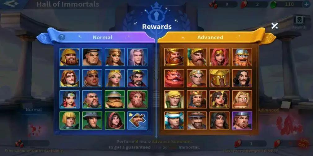 Guia completo dos melhores Imortais em Infinity Kingdom e dicas para jogar