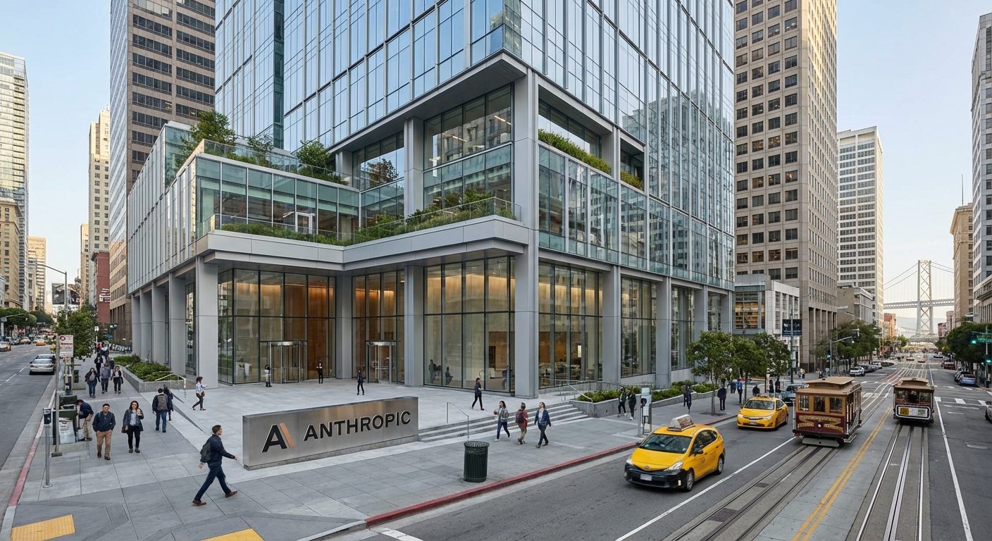 Anthropic anuncia escritório corporativo no centro de San Francisco por R$ 600 milhões