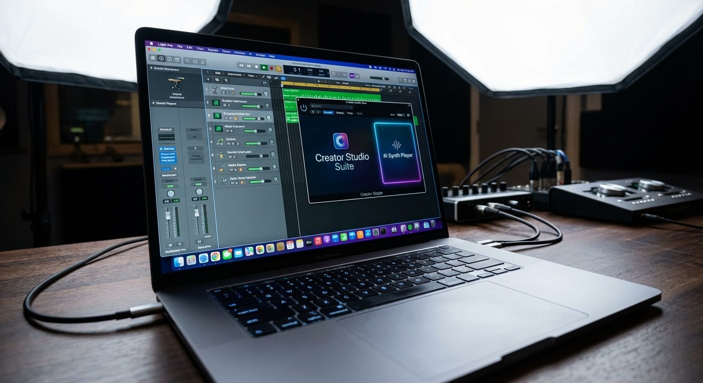 Apple Creator Studio Suite oficial: inclui melhorias no Logic Pro e AI Synth Player, preço não divulgado