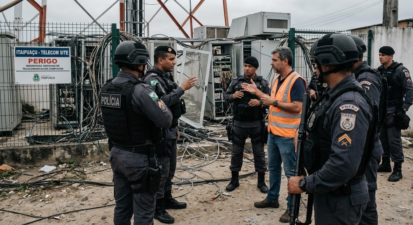 Como a intimidação armada em Itaipuaçu expõe falhas na segurança das infraestruturas críticas brasileiras