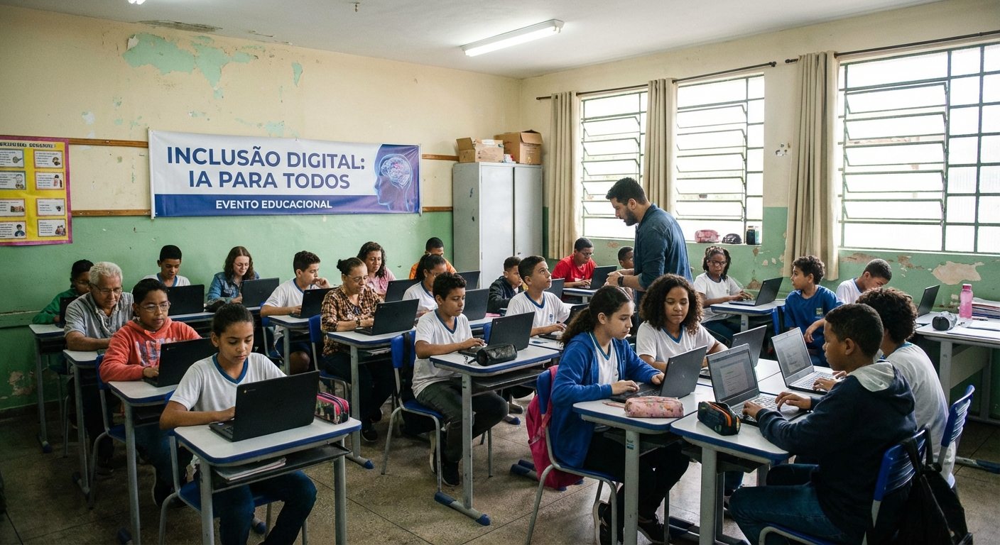 Cursos gratuitos de IA no Brasil realmente promovem inclusão digital efetiva?