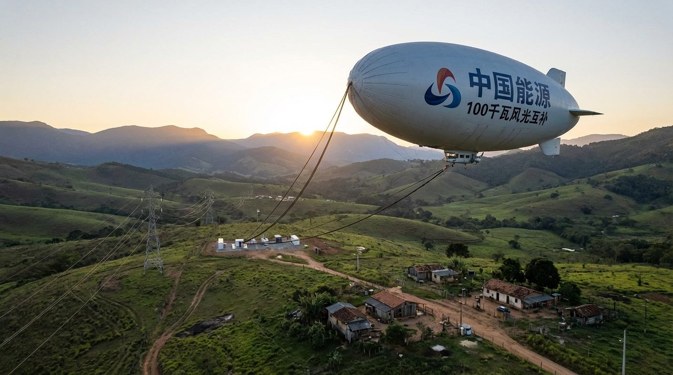Dirigível de 100 kW da China pode mesmo viabilizar infraestrutura no Brasil rural?