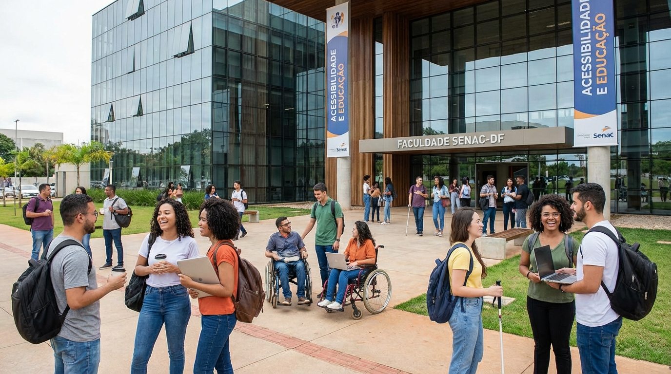 Faculdade Senac-DF com 40% de desconto: refletindo sobre a desigualdade no acesso ao ensino no Brasil