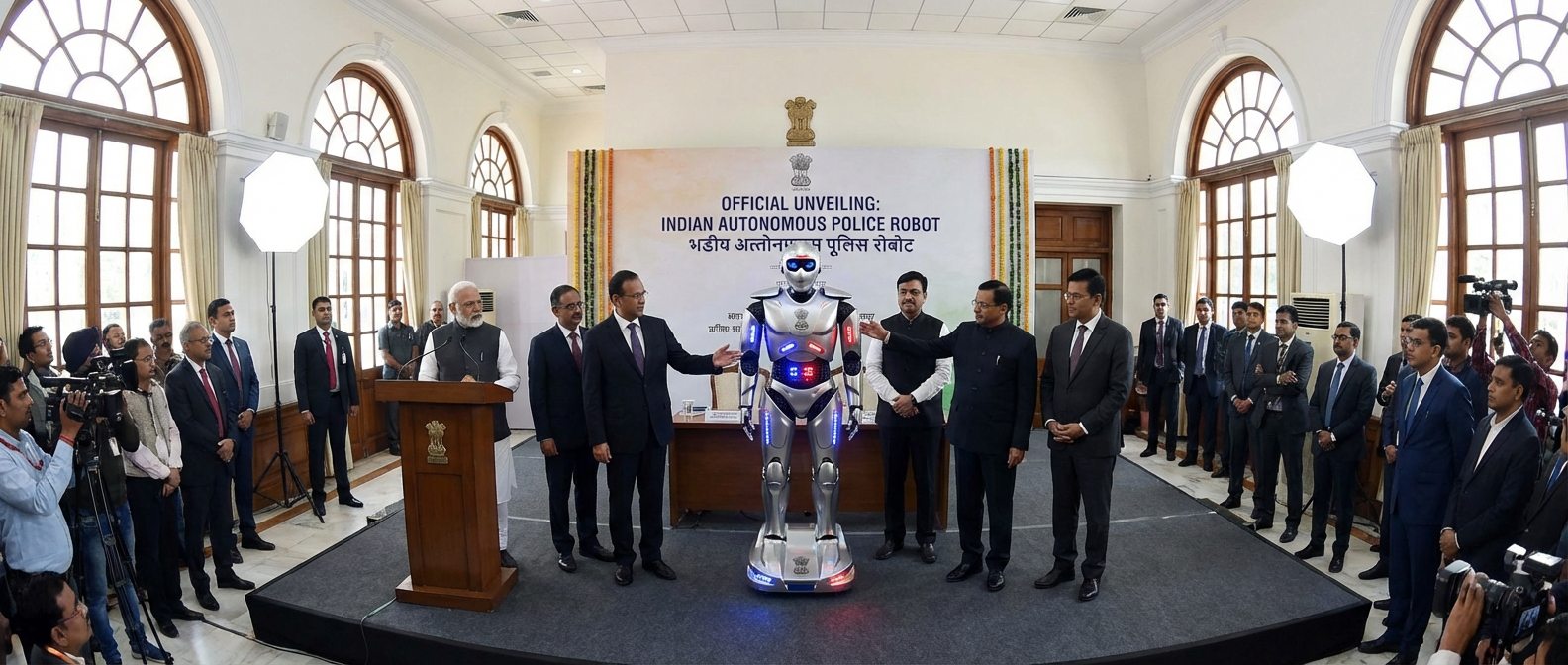Governo da Índia anuncia Robocop Indiano, robô policial autônomo de tecnologia local
