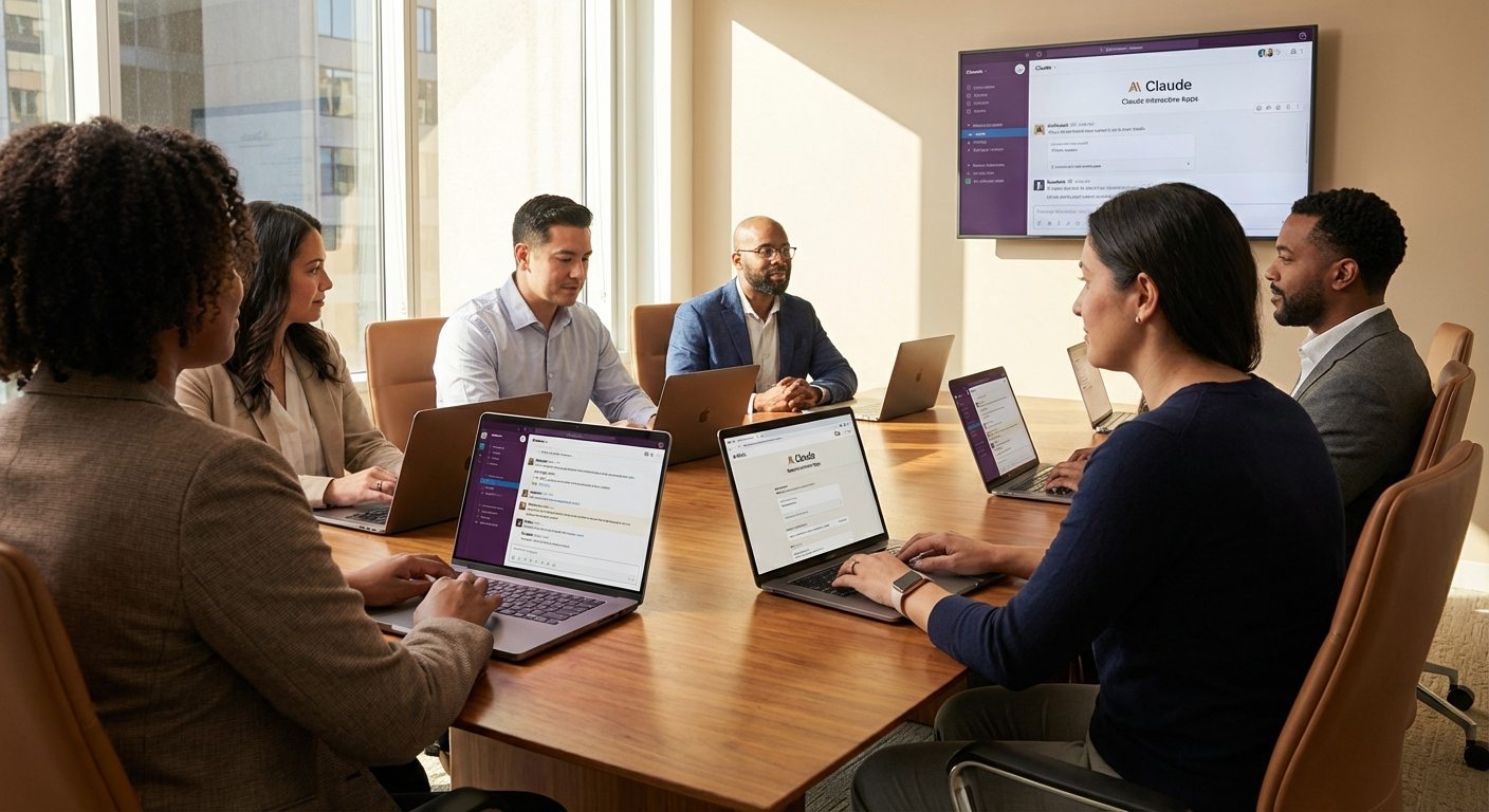 Lançamento oficial: Anthropic Claude interactive apps traz apps interativos de IA com integração Slack