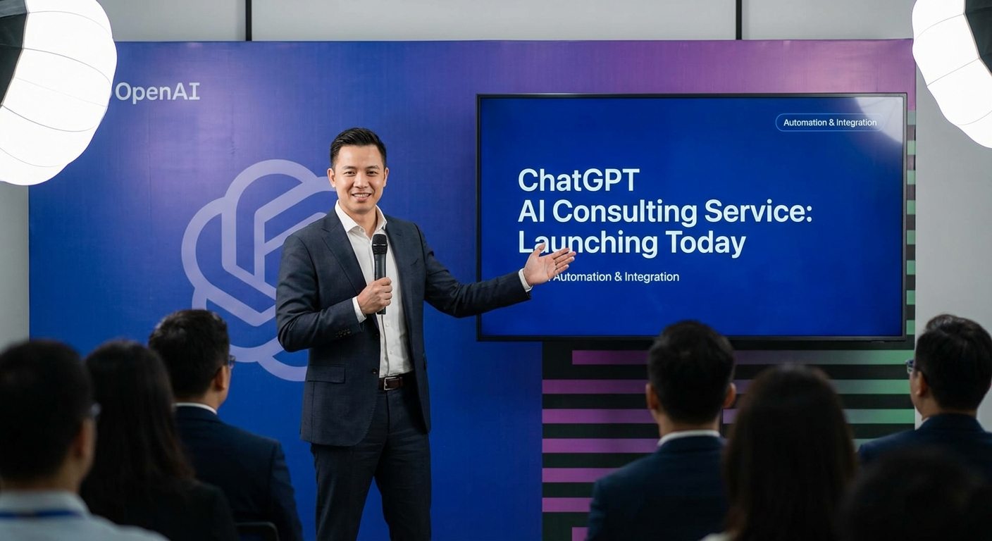 Lançamento oficial ChatGPT Serviço de Consultoria IA com automação por R$ 52.000