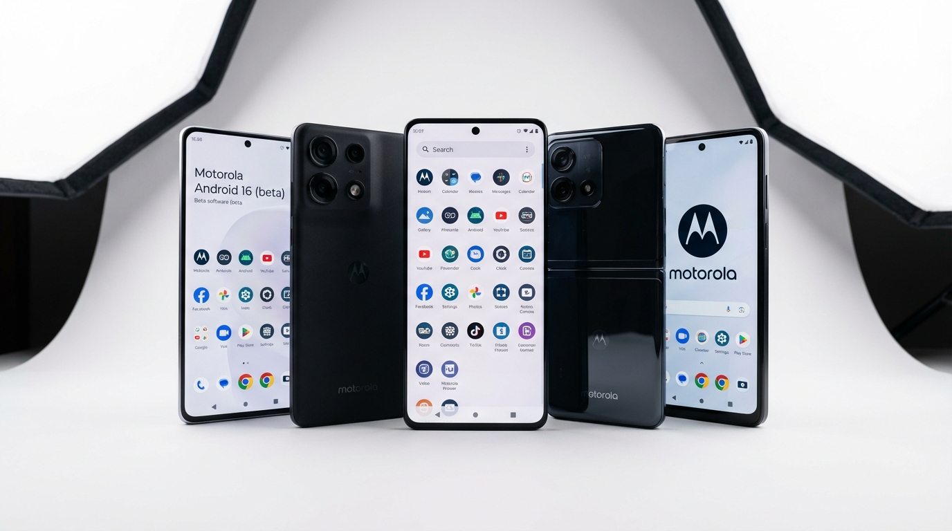 Motorola Android 16 (beta) chega com interface aprimorada testada em 5 modelos