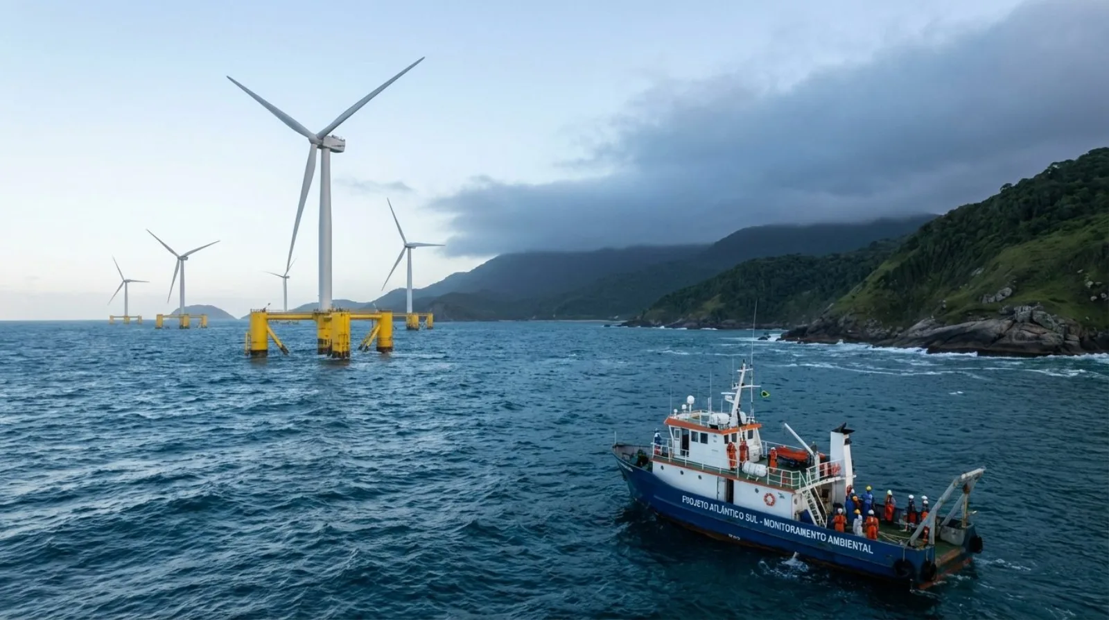 Por que a energia eólica flutuante pode ser um desafio no litoral brasileiro?